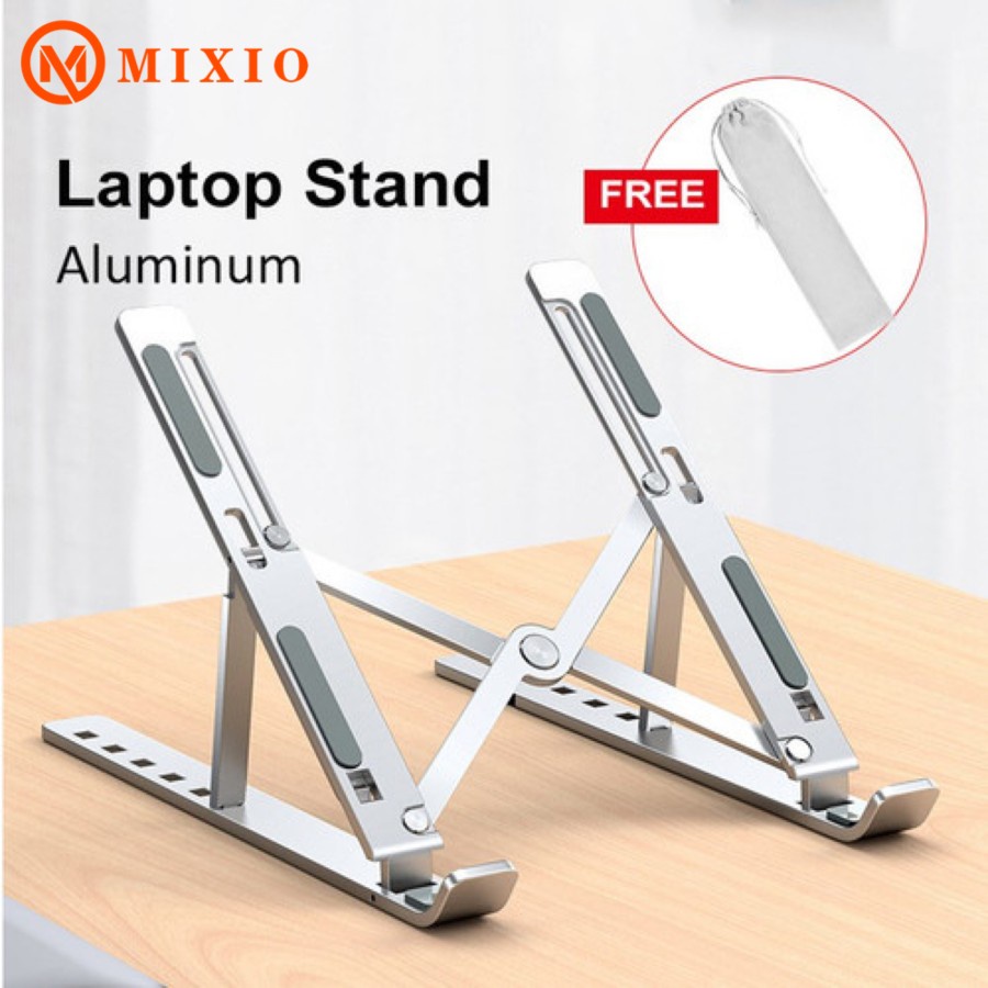 Laptop Stand Portable laptop stand - Dudukan Laptop Aluminium - Meja Laptop