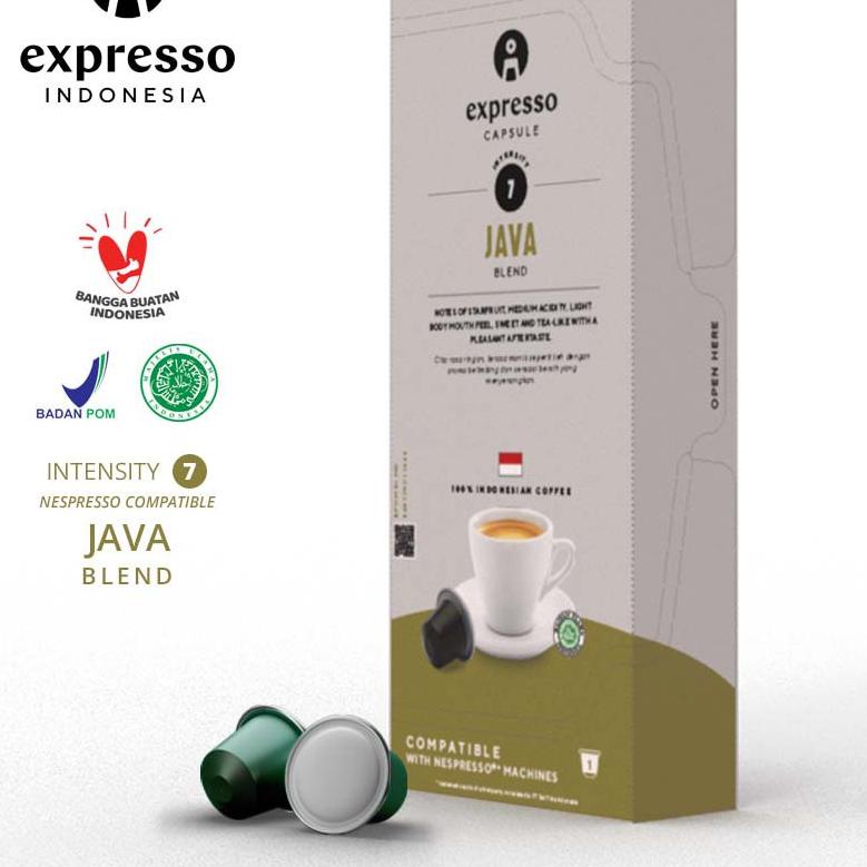 

✳ Expresso Indonesia - Reguler Capsule - Nespresso Compatible - Java Blend ✿