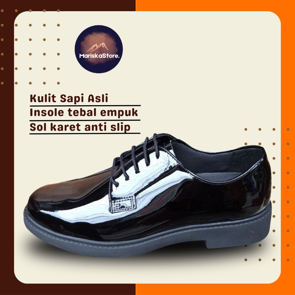 Sepatu Pantofel Pria Asli Kulit Sepatu Formal Low Boots Pria Sepatu Pria Kulit Asli Original Lokal