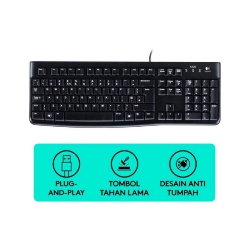 Keyboard Logitech K120 USB Original