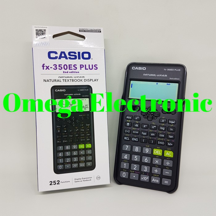 

Casio FX 350 ES PLUS Scientific Calculator Kalkulator Sekolah Kuliah