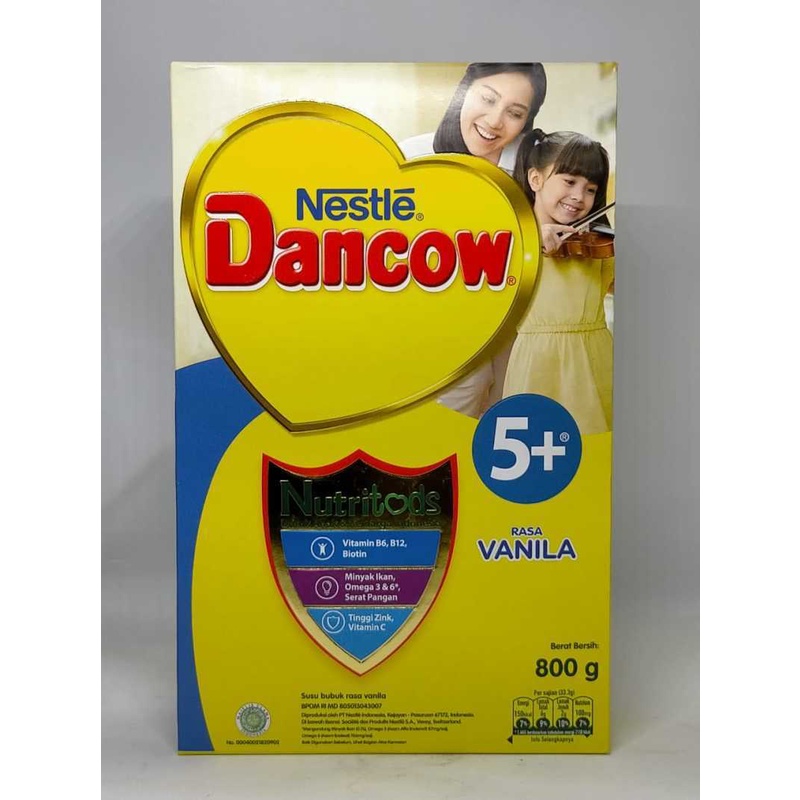 

Nestlé DANCOW 5+ MADU & VANILA & COKLAT 350Gr / 400Gr / 750Gr / 800Gr