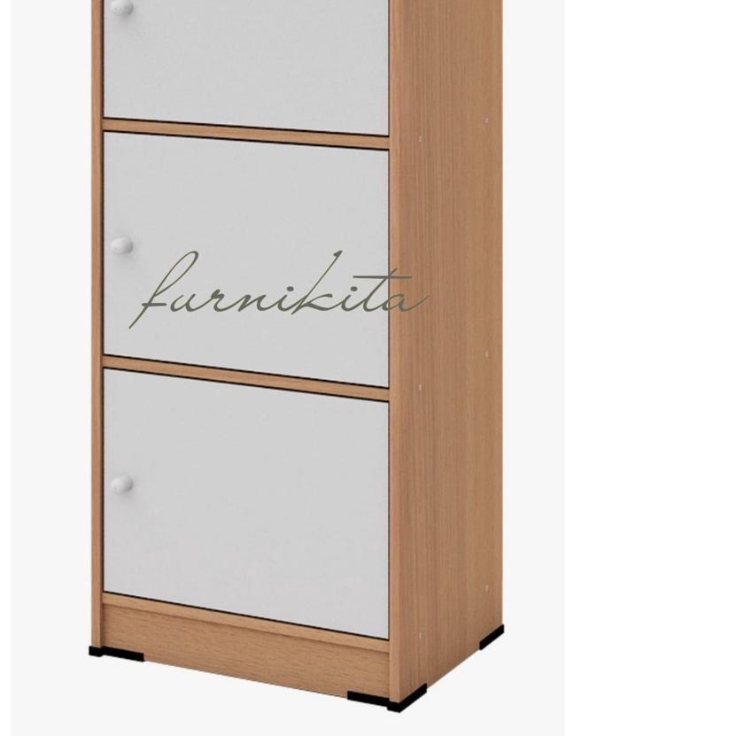 ✸ JTR - RAK BUKU 3 PINTU SERBAGUNA KAYU ◊