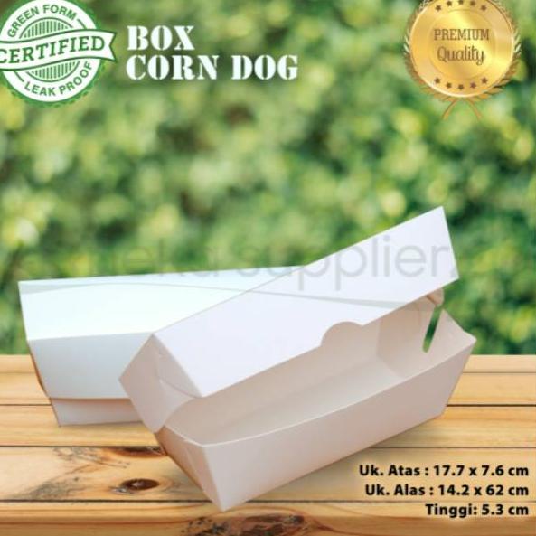 

Fast Respon Box Corn Dog - Corndog | Model Rakit - PUTIH - (50 pcs)