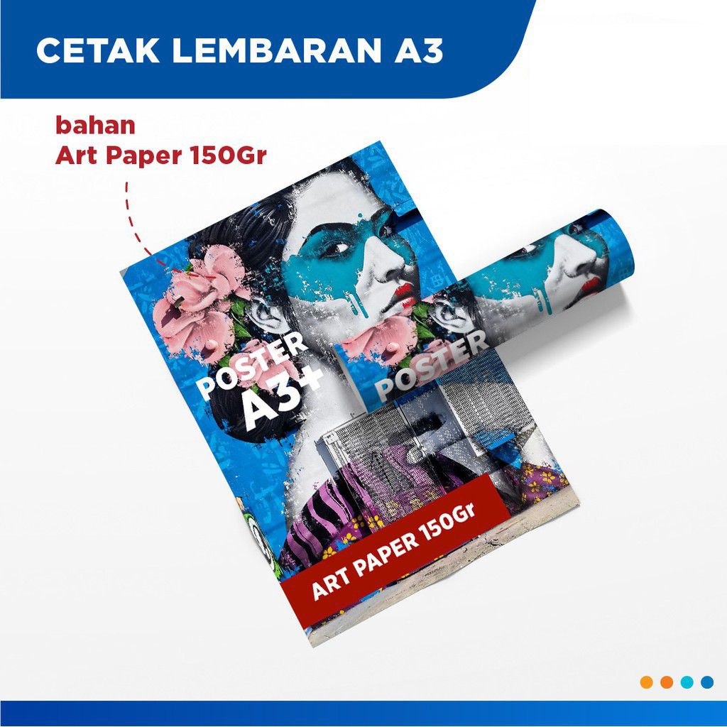 

WDPrint Cetak Poster Brosur Flyer - Art Paper A3