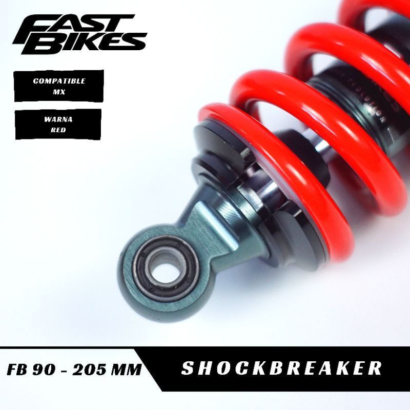 Monoshock Jupiter MX 205mm Fast Bikes Shockbreaker Shock Belakang Motor Jupiter MX