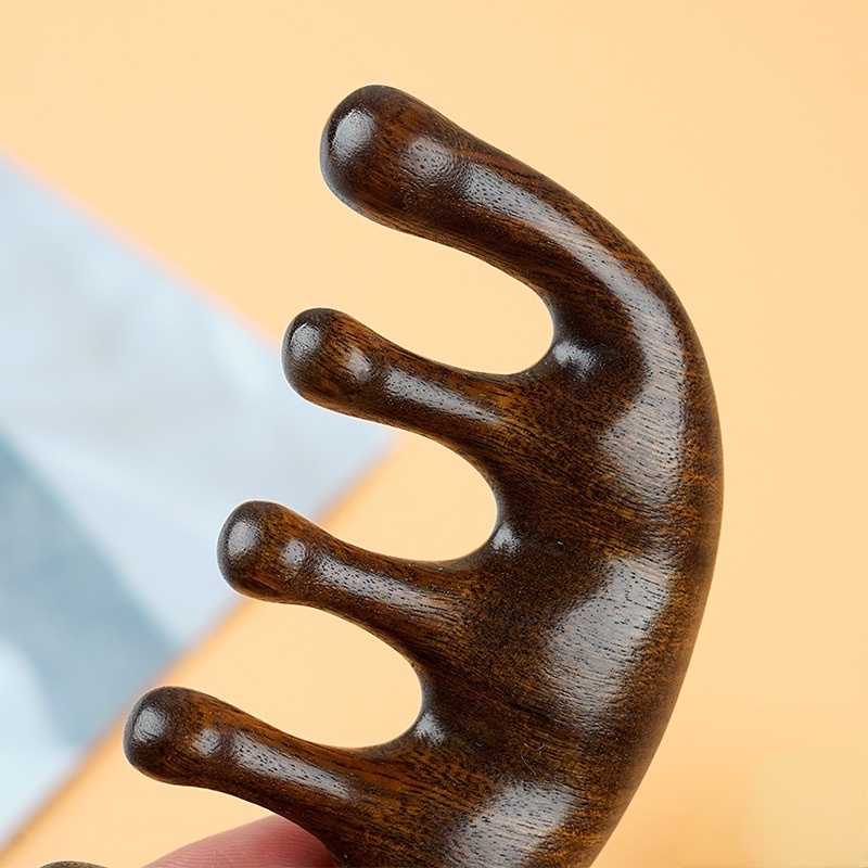 Sisir Pijat Cendana Sisir Pijat Kepala Pria Wanita Scraping Dredging Meridian Massage Comb