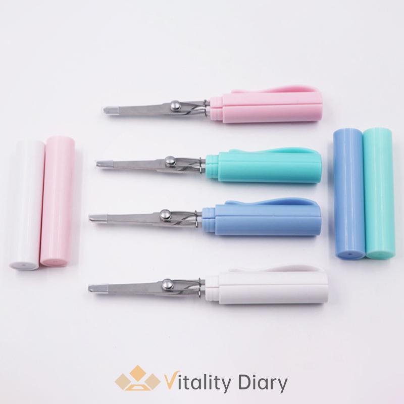 

【COD❤️】Gunting Kreatif Jenis Pena Lipat Mini Gunting Seni Siswa/Kertas Cap Alat Tulis-VDY