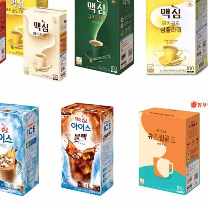 

❋ MAXIM MOCHA GOLD/ORIGINAL/WHITE GOLD/SUPREME GOLD/DECAFEIN/SIMPLY LATTE/COFFEE KOREA 20T ❃