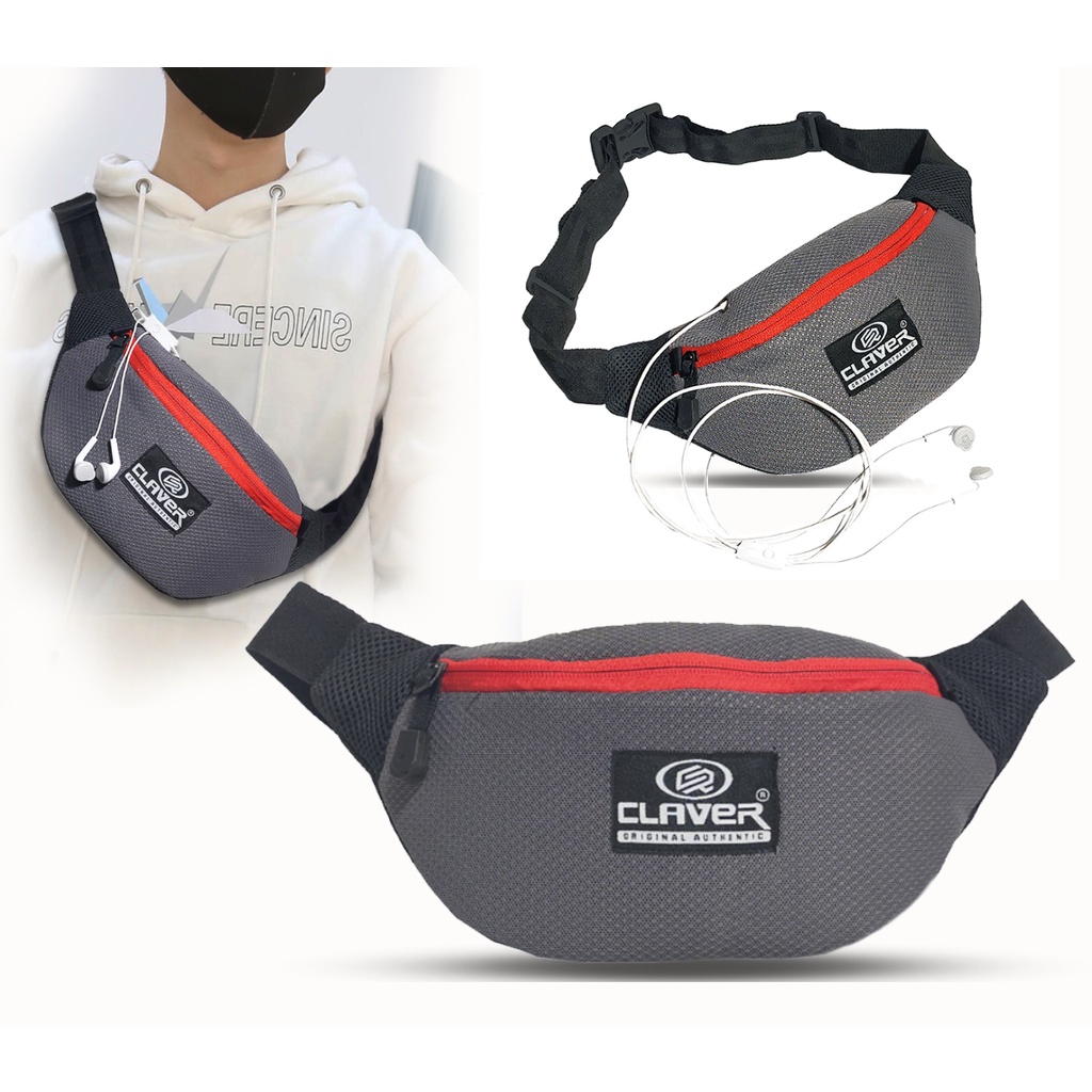 WAISTBAG!! Tas Pinggang CLAVER Outdoor Travel CL203 TERMURAH !!!