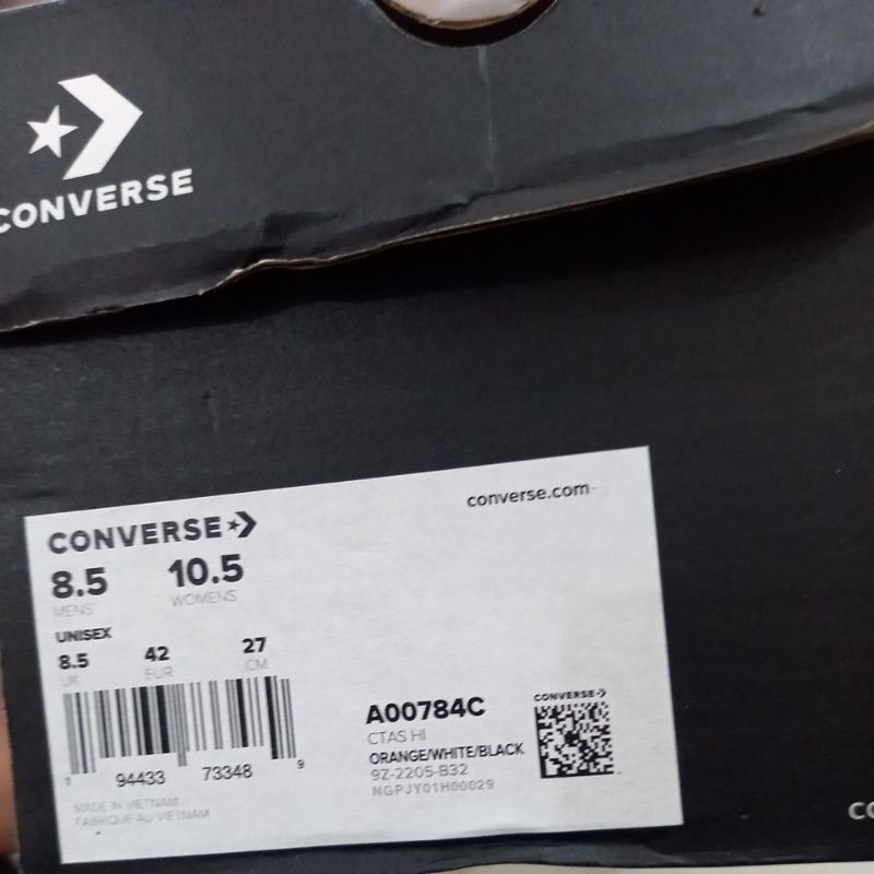 Sepatu Converse Ctas HI A00784C