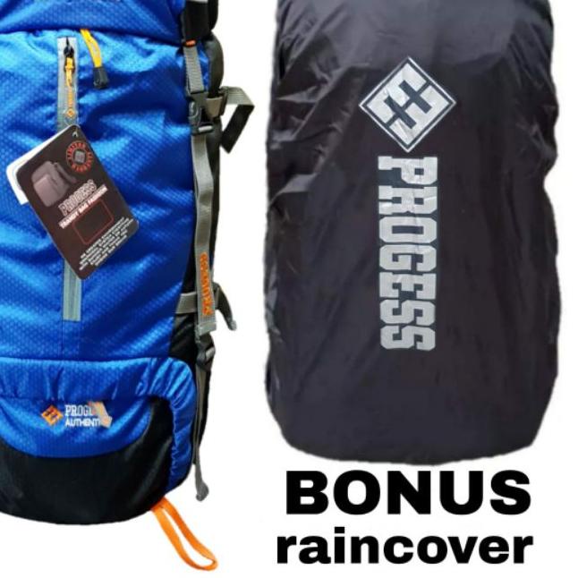 ➶ Tas Gunung 60 liter progess # Tas Tas Ransel Gunung 60l # Tas Hiking # Tas Carrier outdoor # Tas R