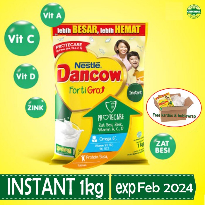 

[ COD ] DANCOW 1kg FortiGro Instant Pouch 1 Kg