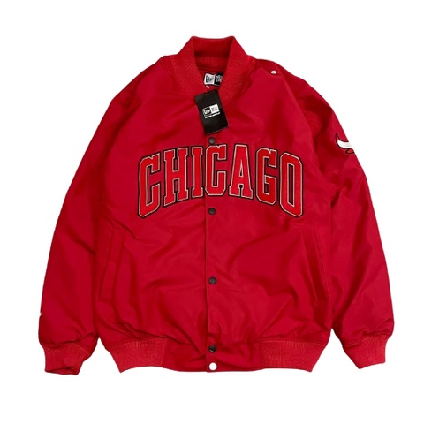 Jaket Varsity Chicago Bulls | jaket varsity chicago bull Merah Pria &amp; Wanita Terbaru