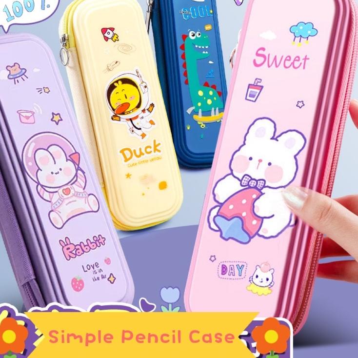 

Free Pengemasan Kotak Pensil Simple Waterproof | Tempat Pensil Anak Dino Astronout Rabbit