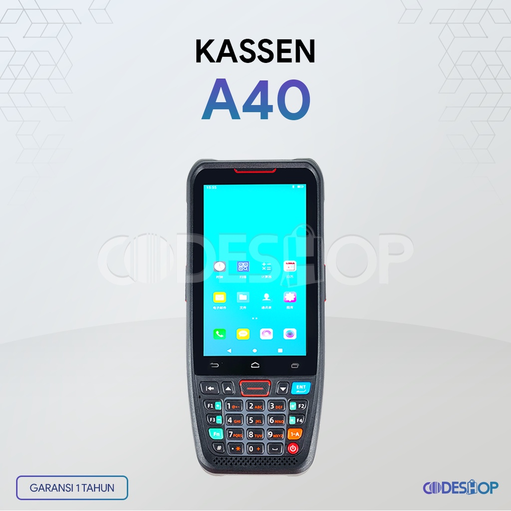 Scanner Barcode Kassen A40 Android PDA Portable WiFi NFC