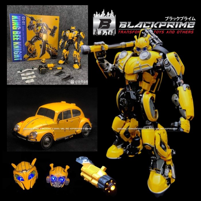 Terlaris Cyber Era Bumblebee Ce-01 King Bee Knight Mainan Robot Bumblebee