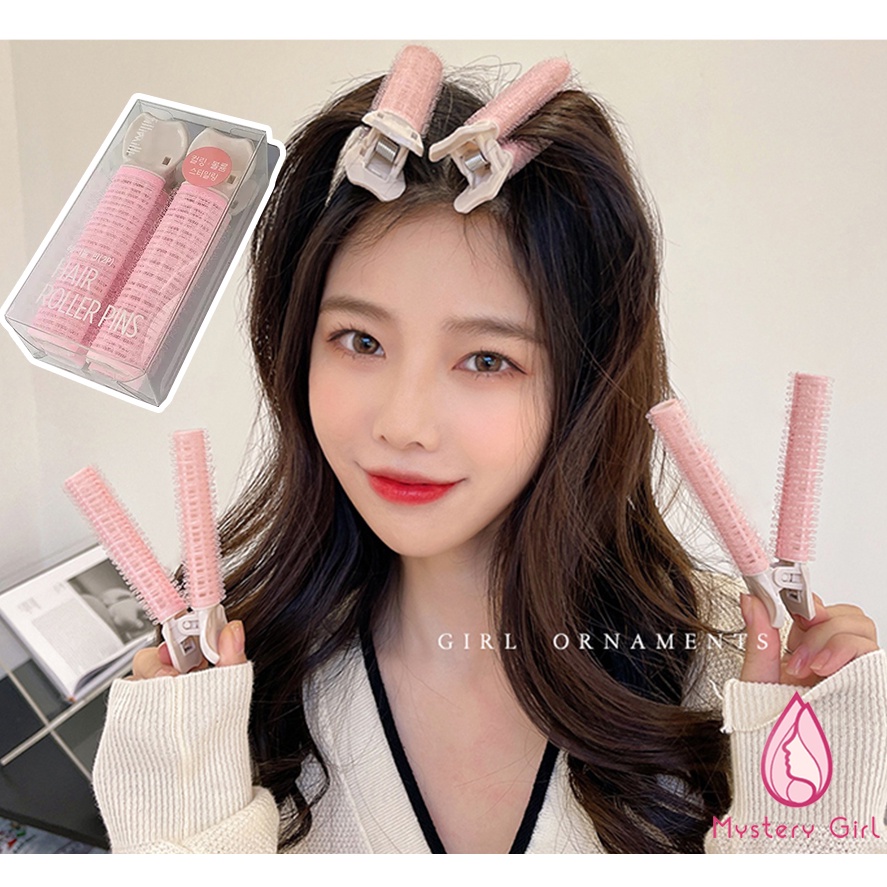 Mysterygirl -  Klip Rambut Korea Roll Rambut Jepit Korea Velcro Hair Gulung Jepitan Poni Clip Volumizing Hair Poni Roller Blow Poni KOREAN HAIR VOLUME