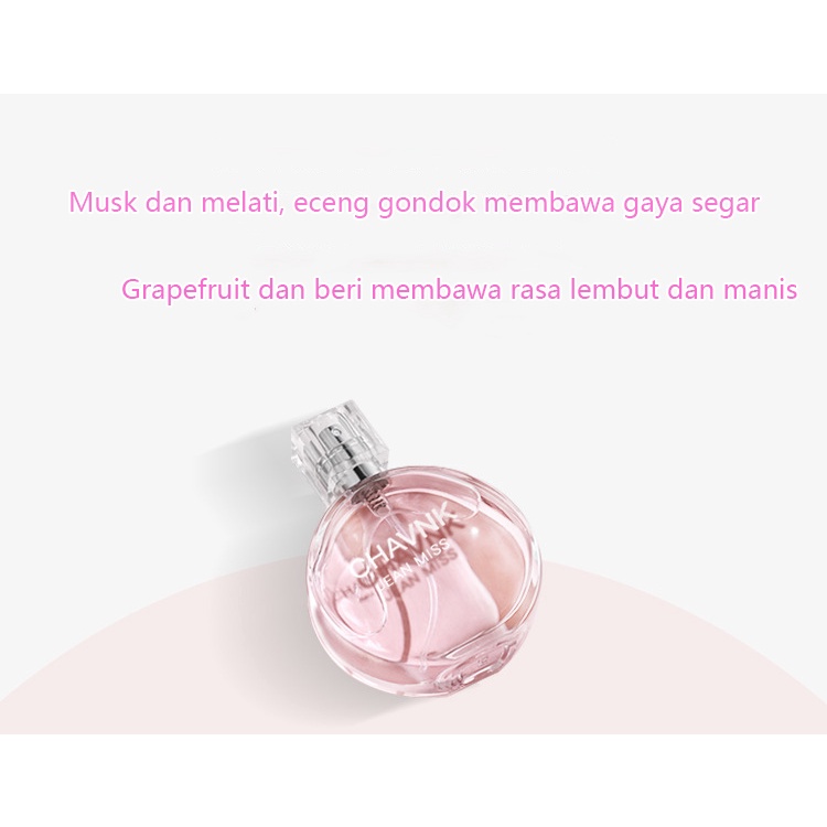 PARFUM wanita Perfume Parfum Wanita Parfum tahan lama 50ML Parfum Bunga Dan Buah Segar dan mengharukan Wewangian tahan lama