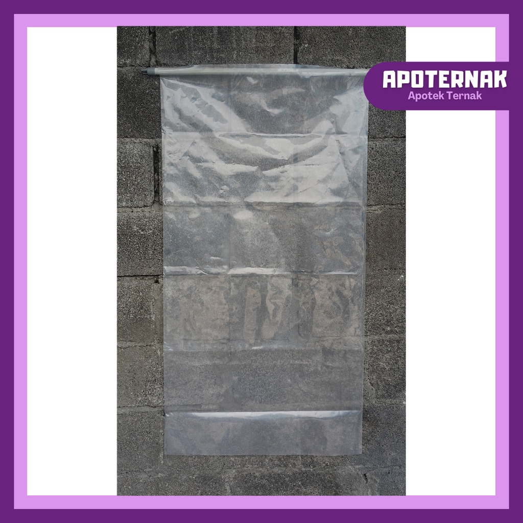 PLASTIK SILASE TEBAL 120cm x 60 cm ketebalan 120 Mikron 6 pcs | Plastik Untuk Fermentasi Pakan Ternak Hewan Sapi Kambing Domba | 120 Micron 6 lembar| Apoternak