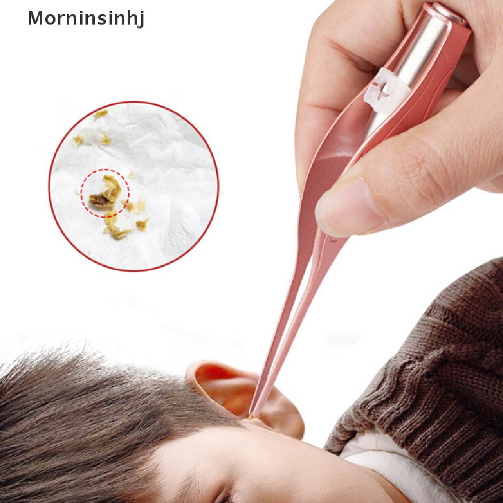 Mornin Ear Pick Wax Remover Cleaner Kuret Dengan Lampu Senter LED Earpick Tool id