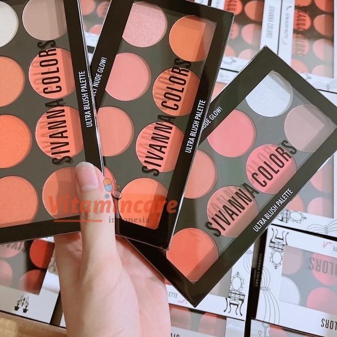 ☝ [ SIVANNA BLUSH ON PALETTE ] SIVANNA COLORS ULTRA BLUSH PALETTE ۝