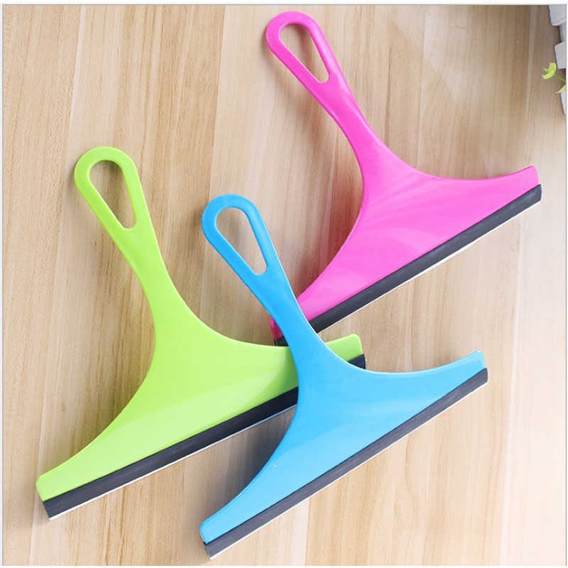 (RA)Wiper Karet Alat Pembersih Kaca Anti Jamur Jendela Rumah Cleaner Rubber Mirror Mobil Spatula Scrapper Silicone Gagang Lap