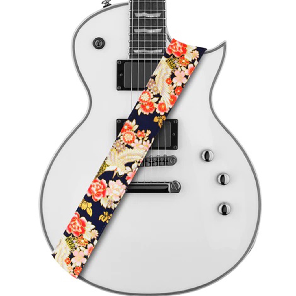 Amumu CV02P Strap Gitar motif Peony Crane