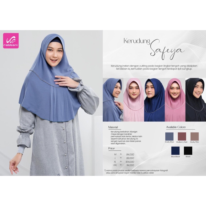 Rabbani Diskon - Kerudung safeya Rabbani