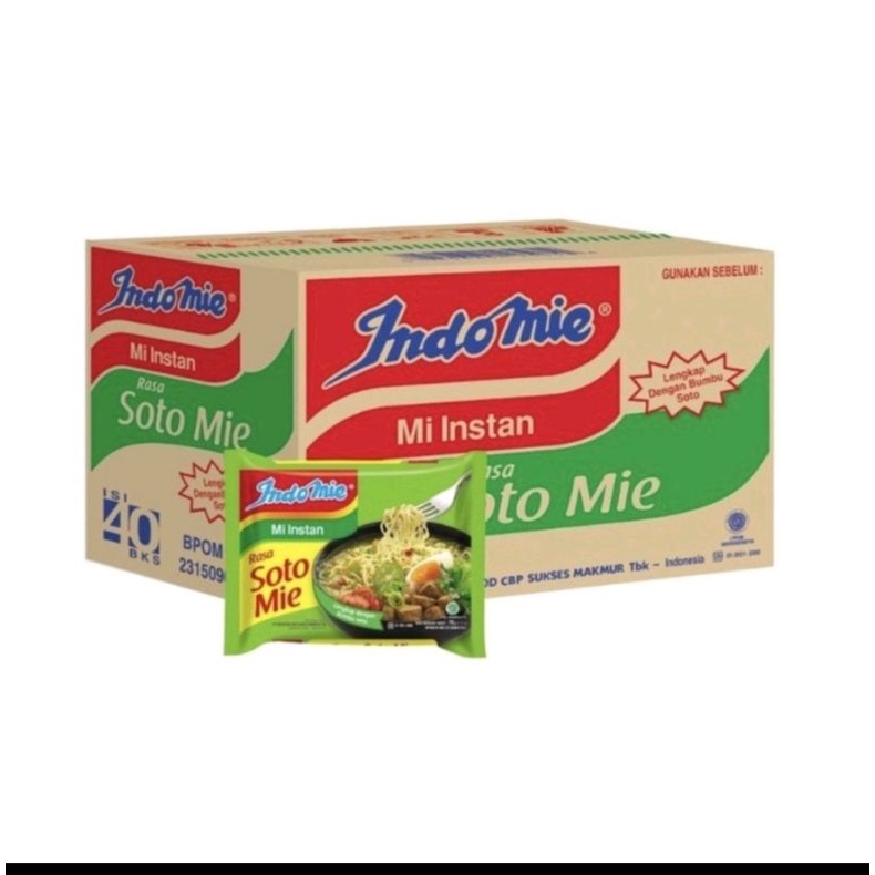 

1dus indomie rasa soto/1 dus indomie rasa ayam bawang