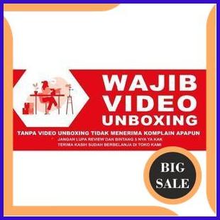 

tools n parts STIKER WAJIB UNBOXING2 QTY 100 PCS 1F3BZ3