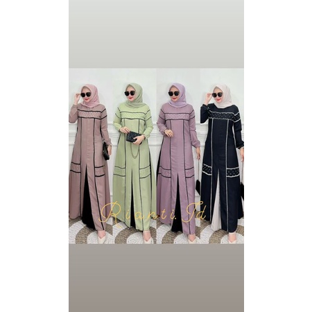 Keysha dress/gamis ori rianti.id/Payet/kondangan/lebaran/mewah lilac/hitam/coksu/Sage jumbo/LD 120/s