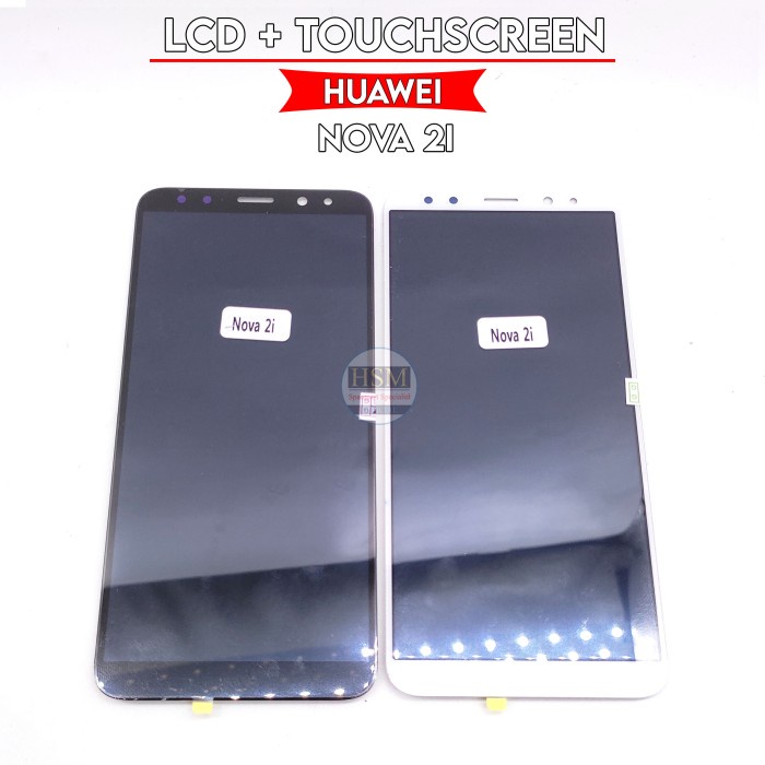LCD HUAWEI NOVA 2i/RNE-L22 FULLSET  TOUCHSCREEN ORI OEM - Hitam Berkualitas