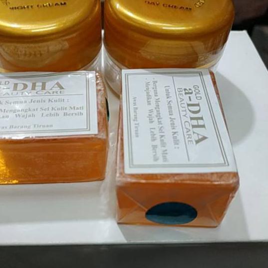 ❈ (set) ADHA GOLD ASLI 2sabun ♡