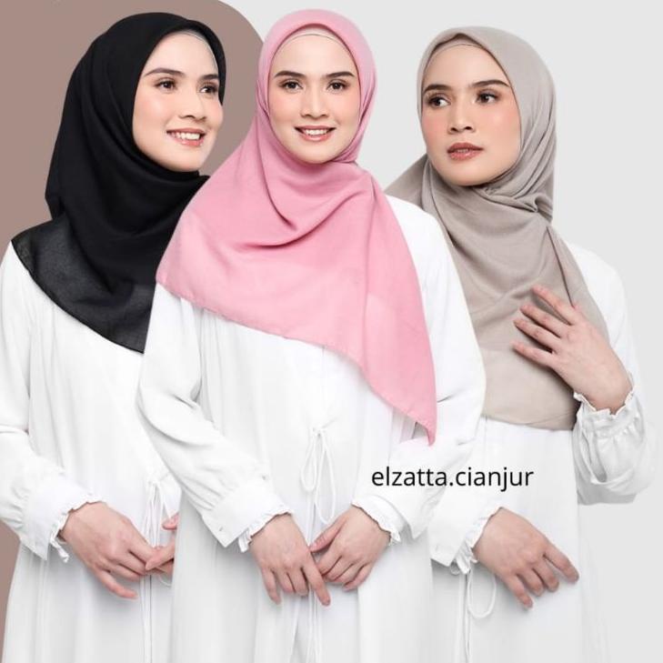 [ COD ] ELZATTA HIJAB SEGI EMPAT KEISHA SHAMORA KERUDUNG ELZATTA JILBAB ELZATTA JILBAB ELZATTA SEGI 