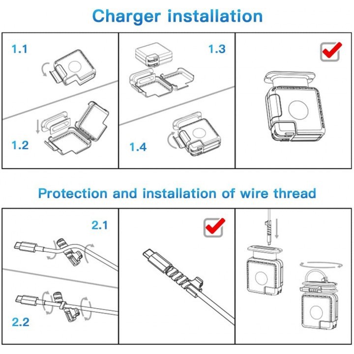 552 WIWU Power Adapter Case ONLY - Cord Winder and Cable Protector - 87W