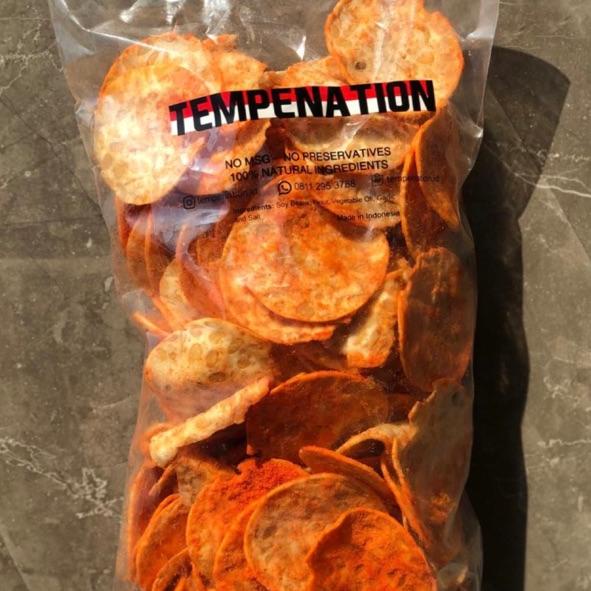 

❅ Keripik tempe Tempenation Balado 500gr ♫