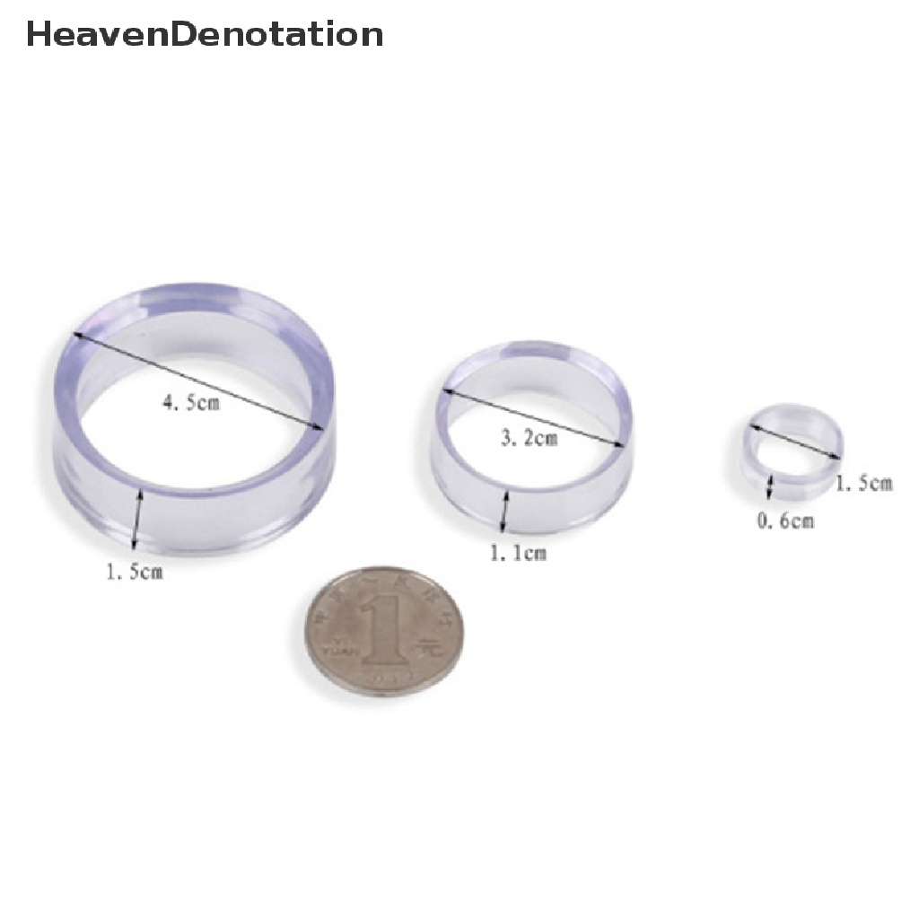 [HeavenDenotation] 10pcs Stand Sphere Holder Display Bening Akrilik Untuk Alas Bola Kristal HDV