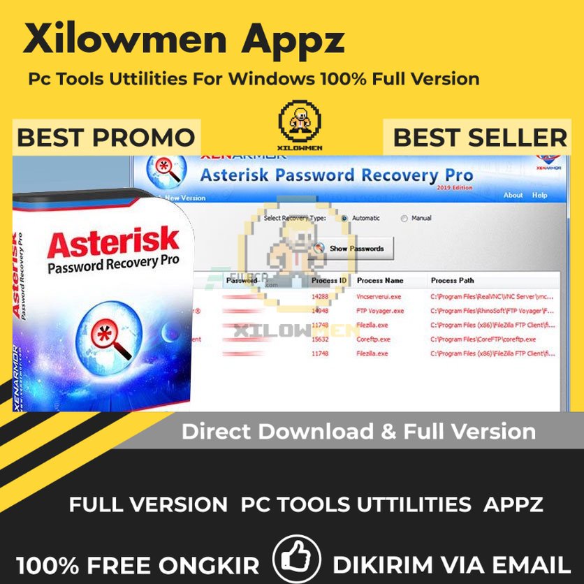 [Full Version] XenArmor Asterisk Password Recovery 2022 Pro PC Tools Software Utilities Lifetime Win OS