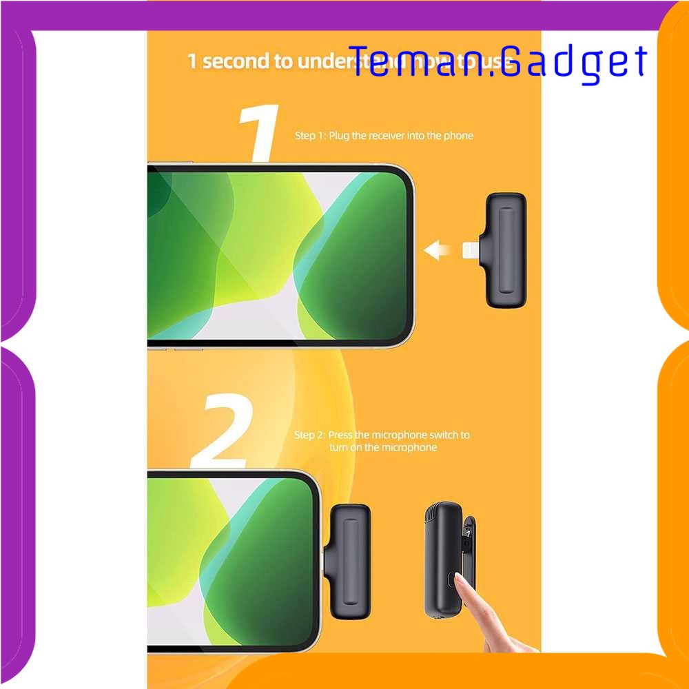 TG - KMR SENXIN Wireless Lavalier Lapel Microphone Podcast Live Lightning - J13