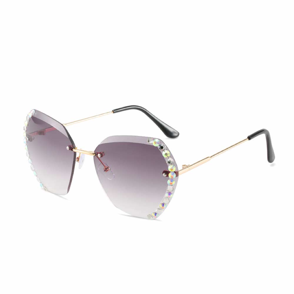 Kacamata UV400 [ Purple ] Anti Radiasi - Sunglasses Wanita Korea - HM8158