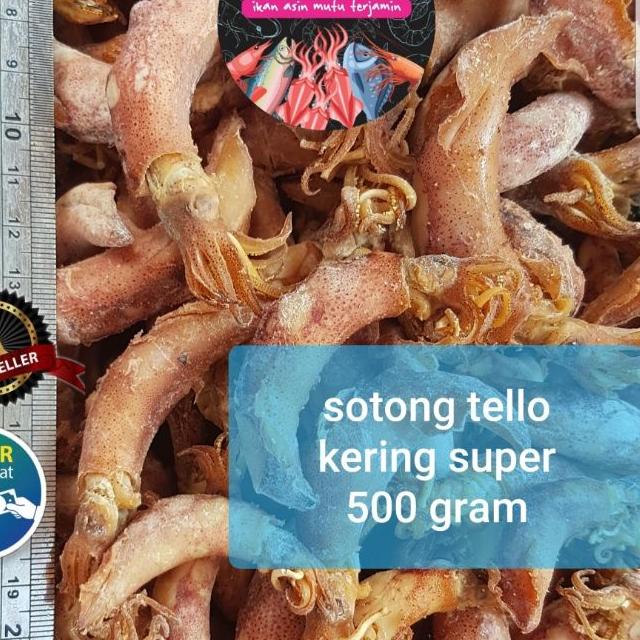 

➮ ikan asin Sotong jarum telur /sotong kering super 500gr ♣