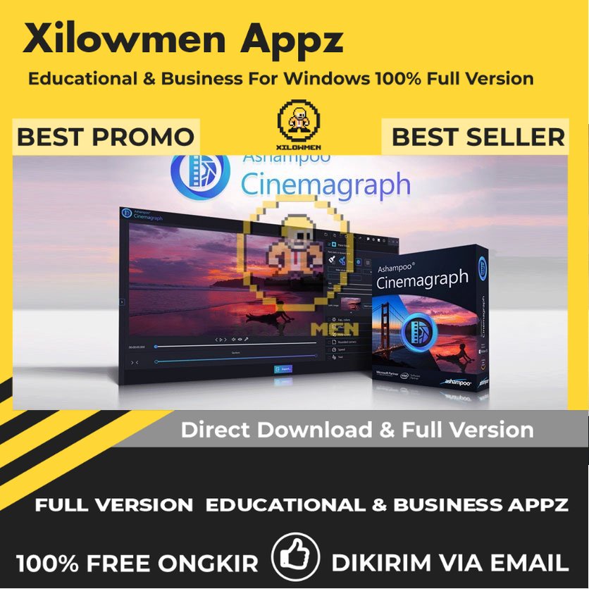 [Full Version] Ashampoo Cinemagraph Pro Design Graphics Lifetime Win OS - Alat pembuat cinemagraph untuk animasi gambar