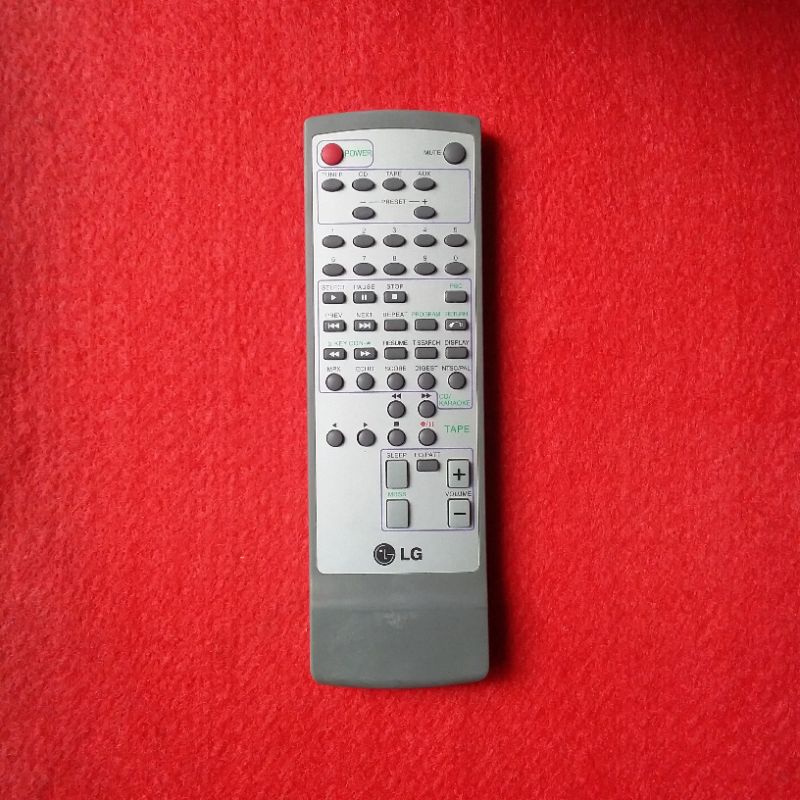 REMOTE TAPE COMPO KARAOKE LG ORIGINAL