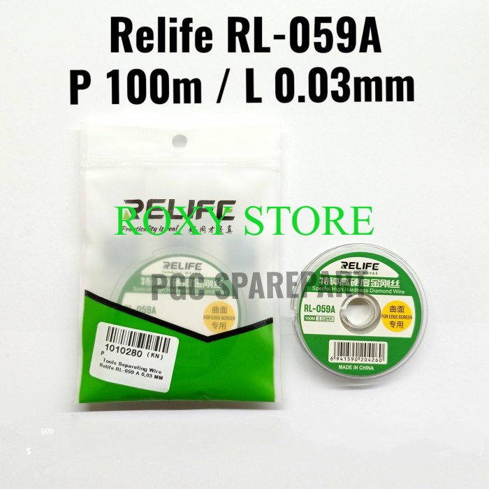 Original Relife RL-059A 0.03mm Kawat Pemisah LCD RL059A RL-059 A Original