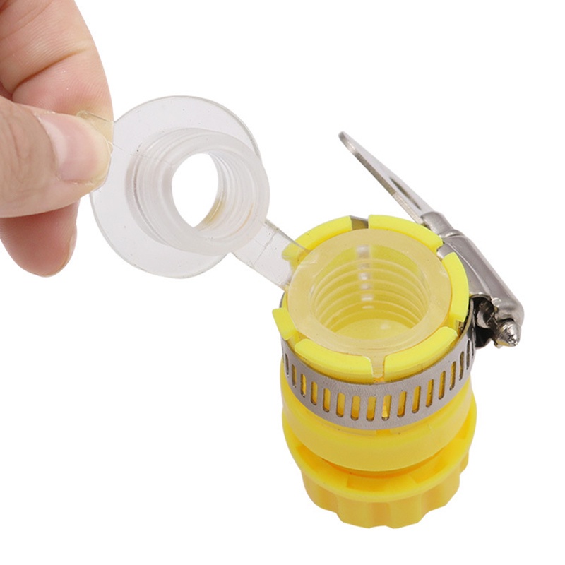 15-21mm 4titik Selang Penyiraman Taman Quick Connector Universal Faucet Adapter Rumah Dapur Kamar Mandi Keran Fitting