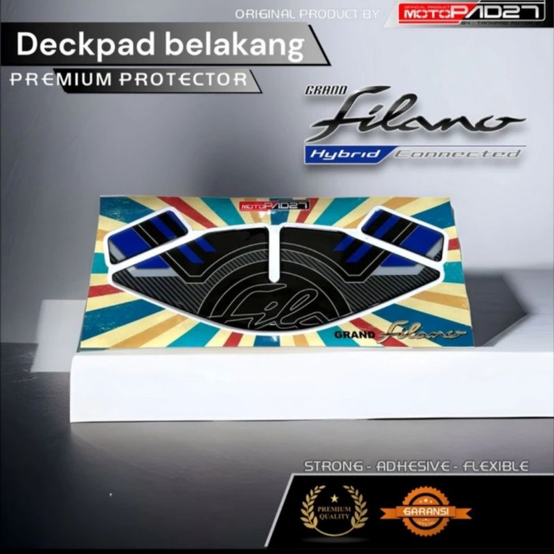 Motopad27 Stiker Grand filano Stiker Cover Deck pad Belakang yamaha Grand filano 125 2023