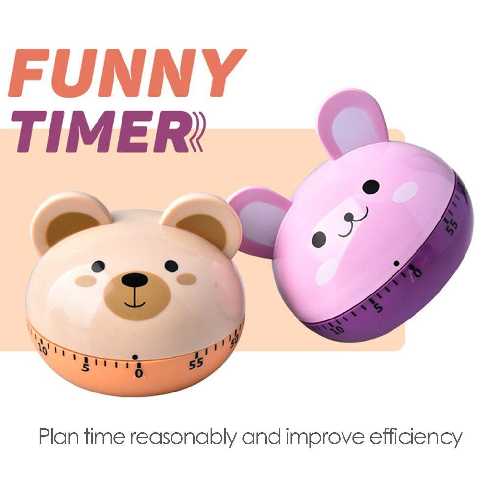 Populer Timer Mekanik Novelty Cute Student Waktu Belajar Timer Makanan Dapur