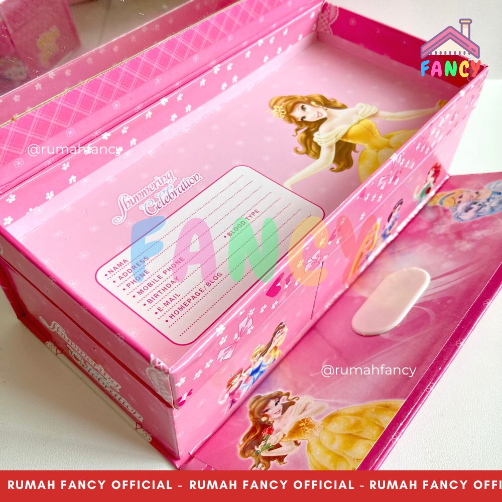 

H7Y [FREE DUS + BUBLE] Tempat Pensil 3 Susun 3 Dimensi Kode Kunci Motif Karakter Hologram / Kotak