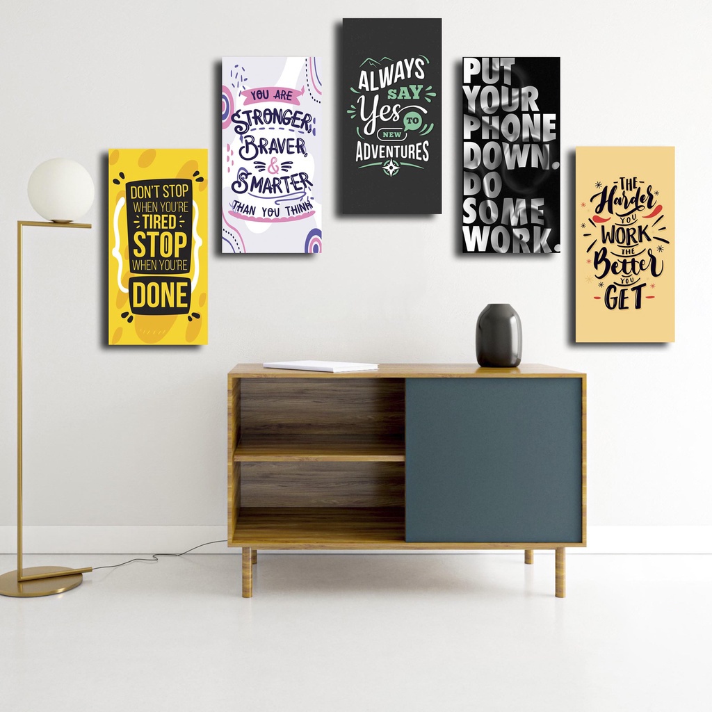 hiasan dinding walldecor ruang tamu pajangan kamar tidur dapur motif quotes islami motivasi terbaru 